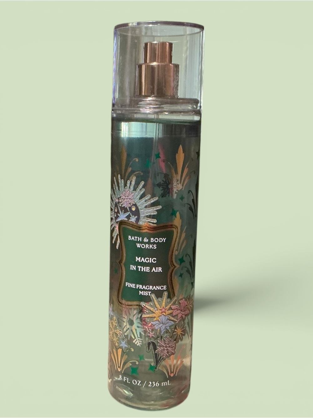 Bath & Body Works Magic in the Air Fine Fragrance Mist - Green with Gold Accents